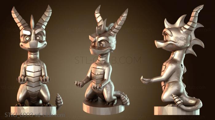 Статуэтки животных Подставка для контроллера Spyro