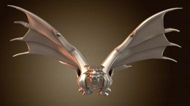 3D model Copper Dragon Flying Adult (STL)