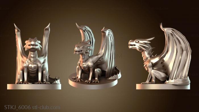 Статуэтки животных Медный дракон-змей