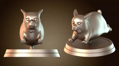 3D модель Корги Флаффи (STL)