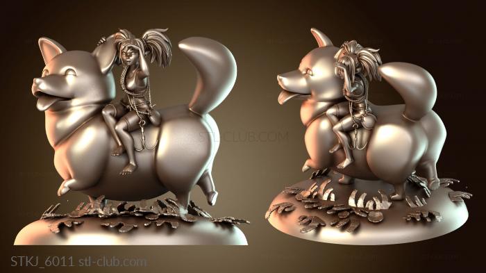 Статуэтки животных Корги Исследователь