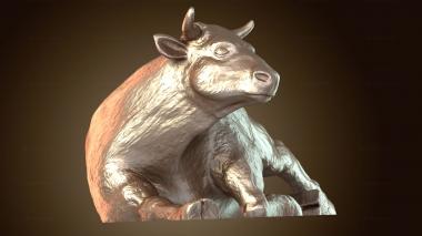 3D модель Выпас коров (STL)