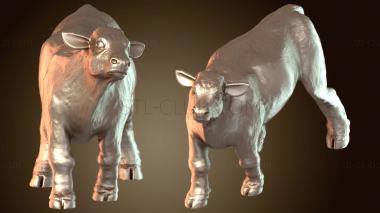 3D модель Корова в вертикальном положении (STL)