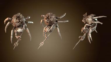 3D модель Крабовые люди атакуют (STL)