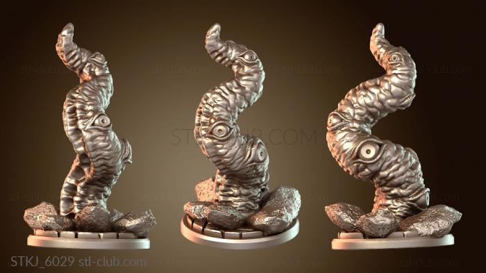 Статуэтки животных Создание Щупальца Глазной стебель Свирепый