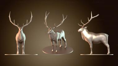 3D модель Существа Гигантский Лось (STL)