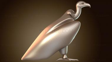 3D модель Существа Гигантский Стервятник Золотой (STL)