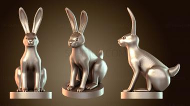 3D мадэль Существа Джек Кролик (STL)
