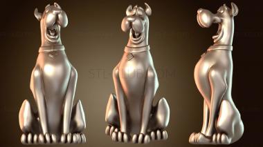 3D мадэль Дафна с собакой (STL)