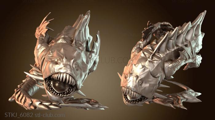 Статуэтки животных Атака глубоководного хищника