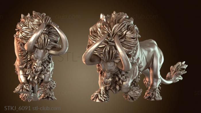 Статуэтки животных Бык Дьяволорог