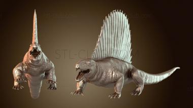 3D model Dimetrodon (STL)
