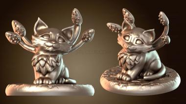 3D модель Декоративный котенок-вытеснитель (STL)