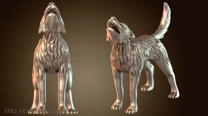 Статуэтки животных Собака молодая