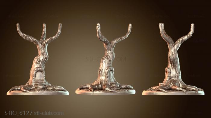 Статуэтки животных Дверной проем Дерево