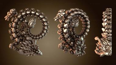 3D мадэль Свирепый Дракон (STL)