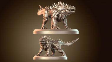 3D model Dragon Wolf Omega (STL)