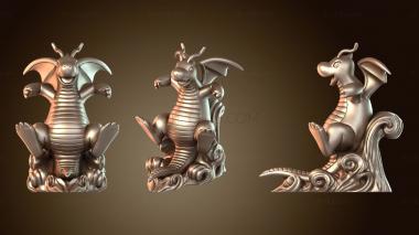 3D model Dragonite Attack (STL)