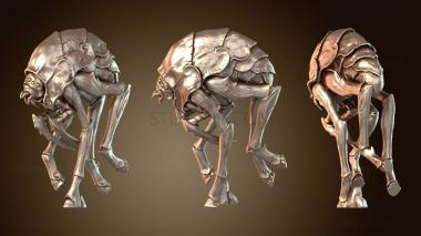 3D модель Дюнный зайчик Зик с жестоким седлом (STL)