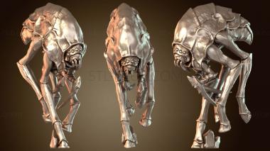 3D мадэль Дюнный конь Зик с седлом Тихо (STL)