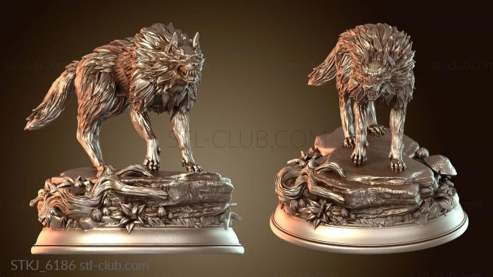Статуэтки животных Подземельный волк