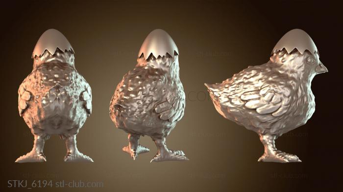 Статуэтки животных Пасхальный цыпленок