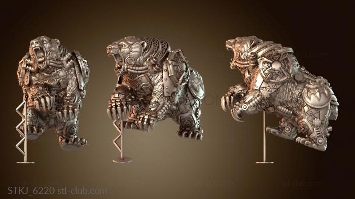 Статуэтки животных Эндре Исклау Медвежья Колесница Энергетик