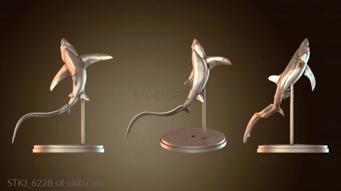 Статуэтки животных Прыгающая акула-лисица