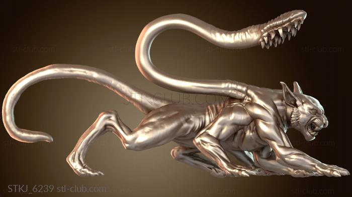 Статуэтки животных Фэнтези Большая Кошка