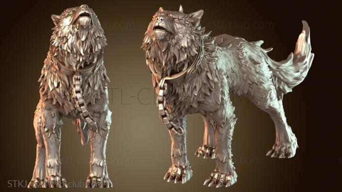 Статуэтки животных Фенрир Волк Прикованный