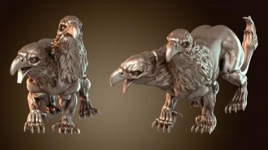 3D модель Дикий Демигриф Возвышающийся (STL)