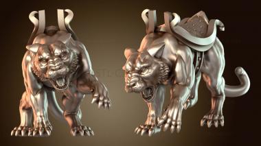 3D мадэль Кот Фейвудского ядра, лесной (STL)