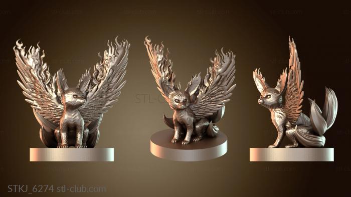 Статуэтки животных Огненный фенек-лиса