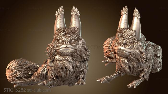 Статуэтки животных Плоская Кошка-Лоток Гладкий