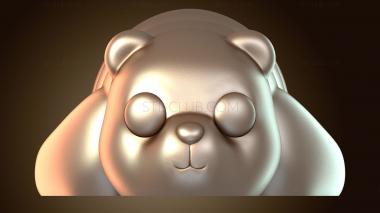 3D мадэль Мягкая игрушка Flexi Baby Bear Arms Back Plush (STL)