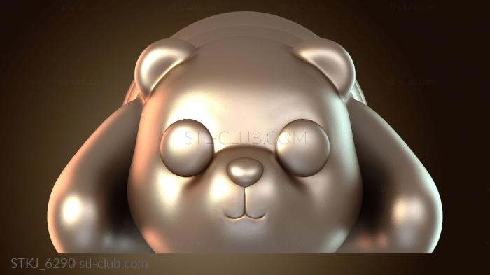 Статуэтки животных Медвежонок Флекси с яркими ручками