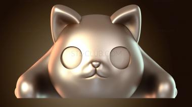 3D мадэль Котенок Флекси (STL)