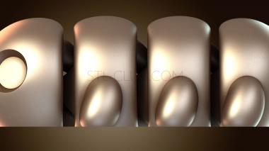 3D модель Гусеница Флекси Гусеничный червь (STL)