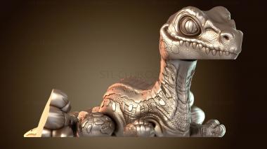 3D модель Флекси Велоцираптор (STL)