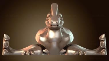 3D model Flexy Parasaurolophus (STL)