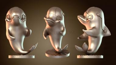 3D мадэль Игрушка-дельфин Flipper Zero (STL)