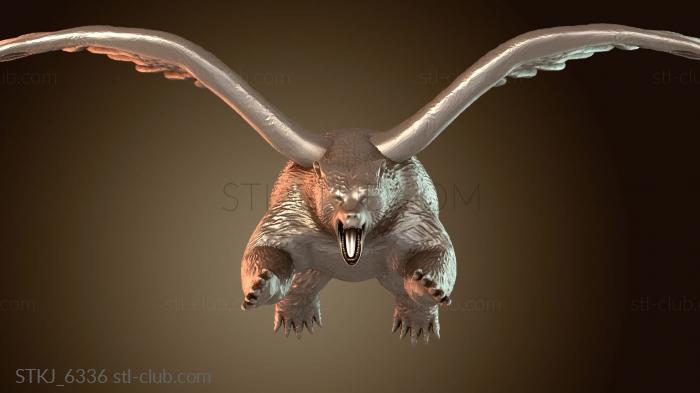 Летающий бурый медведь