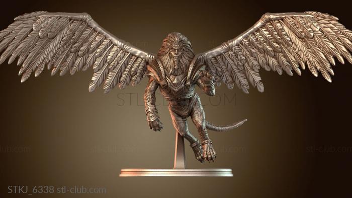 Летающий Темный Сфинкс Бронированный