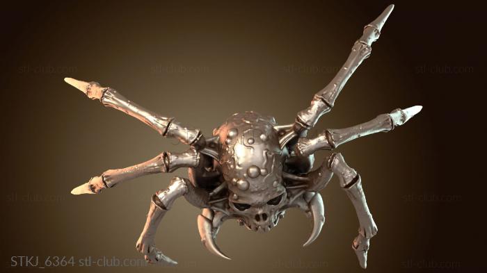 Статуэтки животных Череп паука Франкенштейна