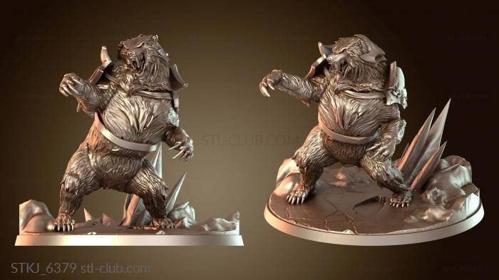 Статуэтки животных Босс Морозного Медведя