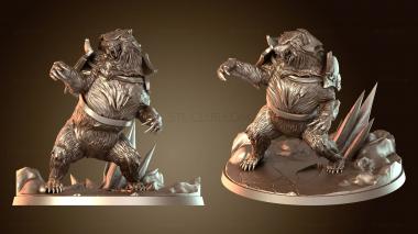 3D мадэль Босс Морозного Медведя (STL)