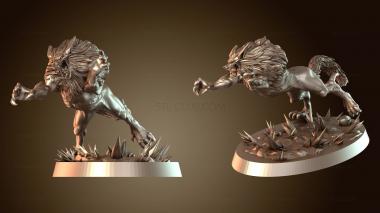 3D модель Морозный Волк Свирепый (STL)