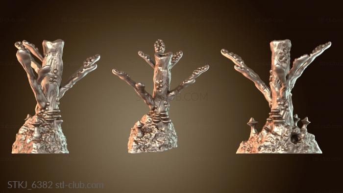 Статуэтки животных Грибковые деревья