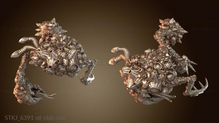 Статуэтки животных Грибной Голем Тёмный