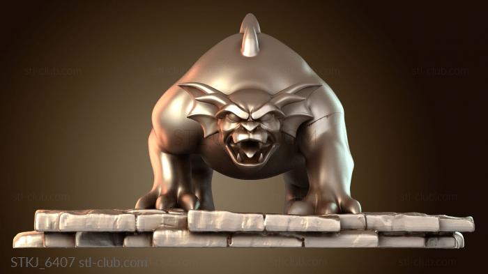 Статуэтки животных Задняя нога фигурки Горгульи Бронкс